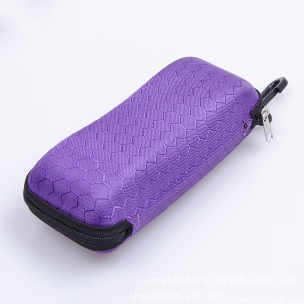 Zipper Sunglasses Hard Protable Glasses Box Eye Case